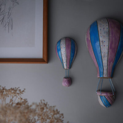 Lille Keramik Luftballon til Væggen